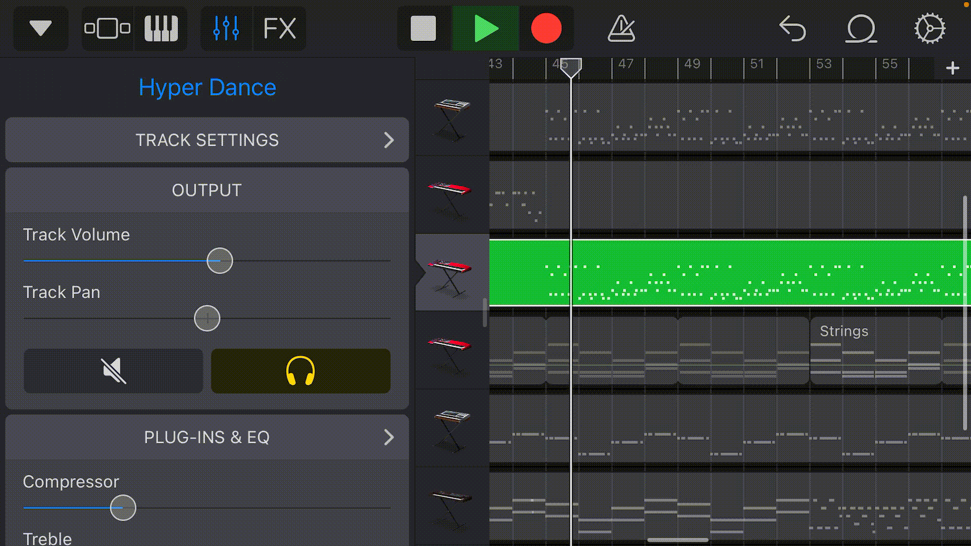 Компрессор в GarageBand