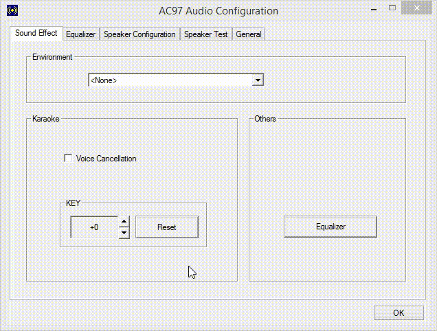 AC97 Audio Configuration