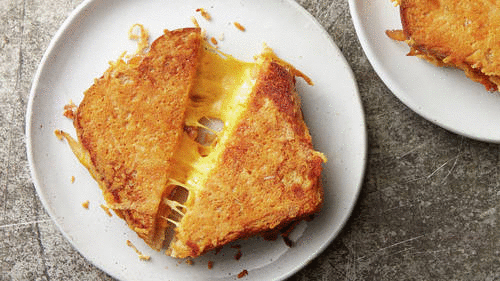 Parmesan-Crusted Grilled Cheese Sand...