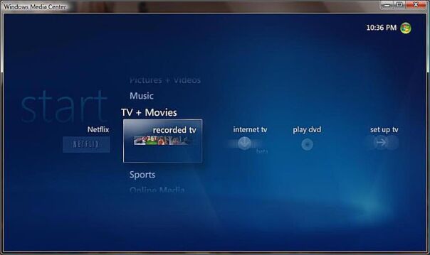 забытый всеми Windows media center, ...