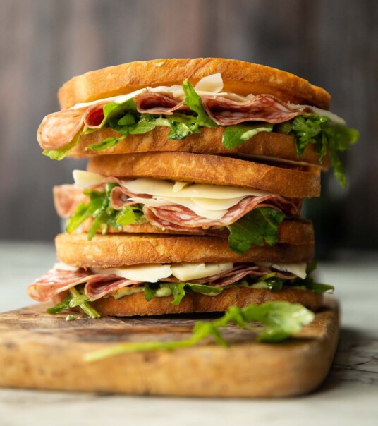 Simply Delicious Salami Sandwiches...