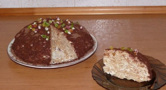 Гениальный тортик без выпечки

Инг...