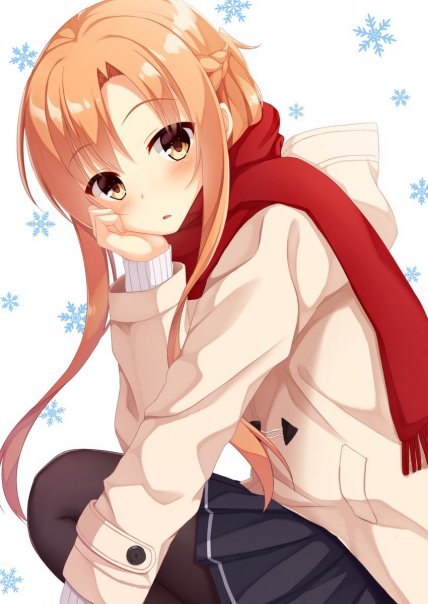 #1girl #asuna_(sao) #beige_jacket #b...