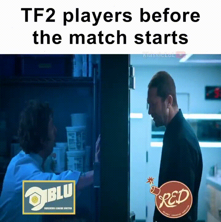 tf2 players before the start of match